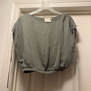 Olive Green Women's Top